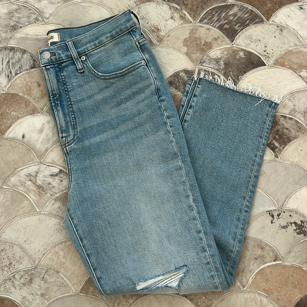 Madewell The Perfect Vintage Ankle Jean Light Wash Size 29